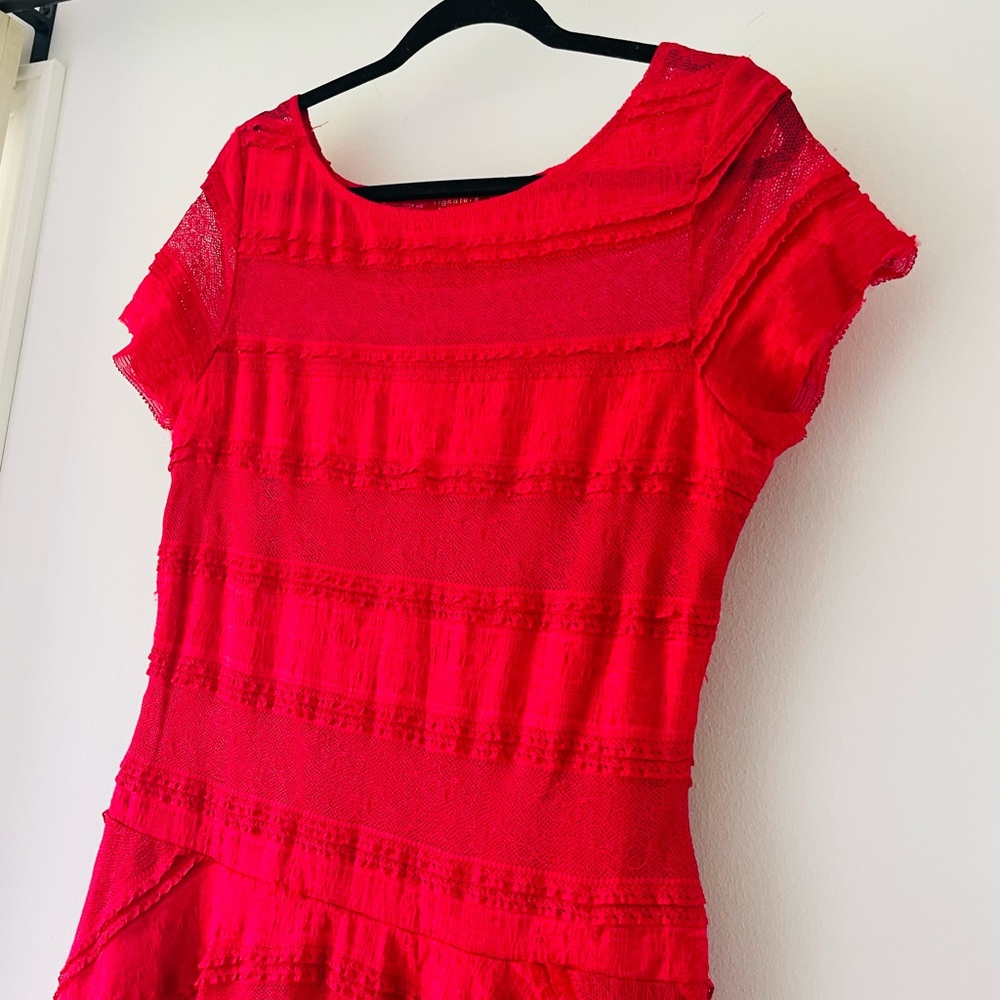 Red n’ Ready Ruffle Dress - Picture 3 of 7